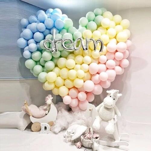 10 Packs Of 10 Inch Macarons Candy Color Latex Balloons Birthday Party Wedding Background Decoration Balloons