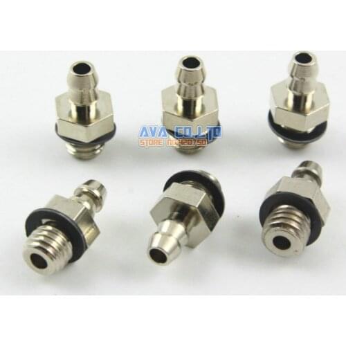 40 Pieces 3.5mm Air Pneumatic Hose to M5 Male Mini Barb Fitting / Brass