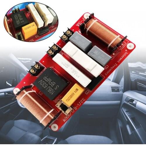 400W 2 Way 12V Speaker Unit HiFi Home Speakers Audio Frequency Divider Crossover Filters