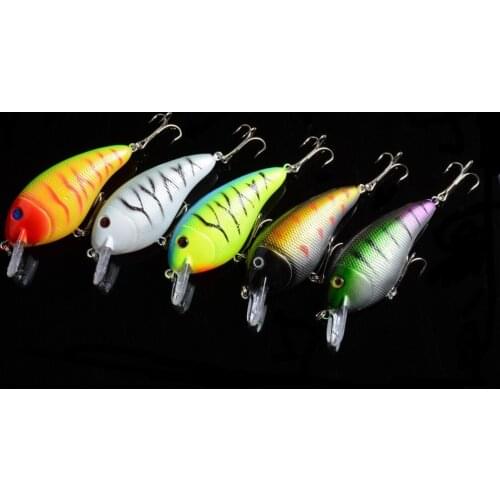 5Pcs/Lot 8.5cm/15.2g Mini Crankbait Crank Lures Shallow Lifelike Artificial Hard Sea Swim Lures Wobblers For Pike Fishing