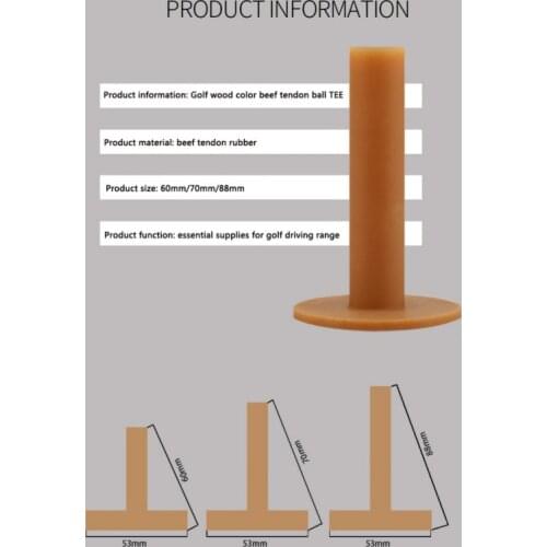 Golf Rubber Tees Holder Driving Range Practice Mats Top Holder Accessories For Indoor Outdoor Mixed Color Rubber