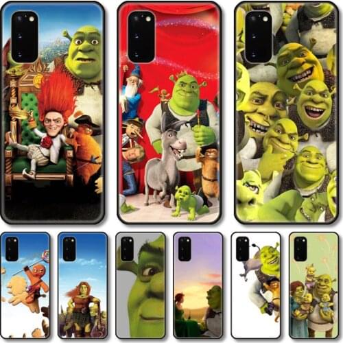 Animated film Phone Case For Samsung Galaxy Note S21 20 10 9 E Lite UW Ultra 5G PRO Black Shell Cover