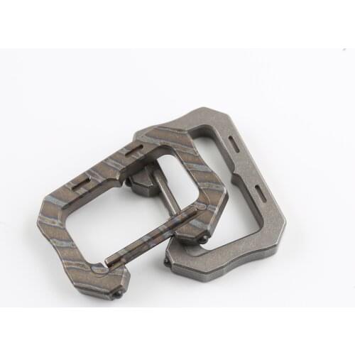 DICORIA Titanium Alloy EDC Keychain Multi-function Hang Buckle Outdoor Safety Carabiner