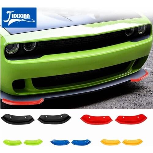 MOPAI Front Bumper Splitter Protector Lip Spoiler Diffuser Guard Cover for Dodge Challenger SRT Hellcat 2015-2020 Accessories