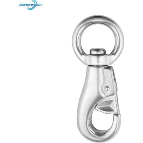 304 Stainless Steel Swivel Snap Hook Snap Shackle 1000Lb Capacity Rated Indoor Outdoor Hanging Hammock Boat Rigging Hardware