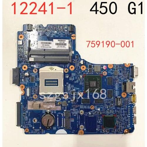 For HP Probook 450 G1 Laptop motherboard 759190-001 12241-1 48.4YW03.011 SR17D 216-0842000 Mainboard