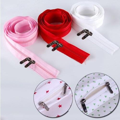 Quilt cover zipper 100/150cm double-end closed-end bed sheet long zipper zipper for quilt dress pillow cover accessories