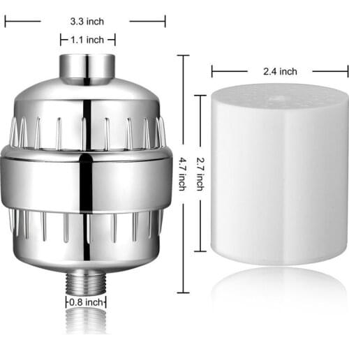 Portable and convenient bathroom shower filter bath water filter purifier water treatment health softener dechlorination free sh