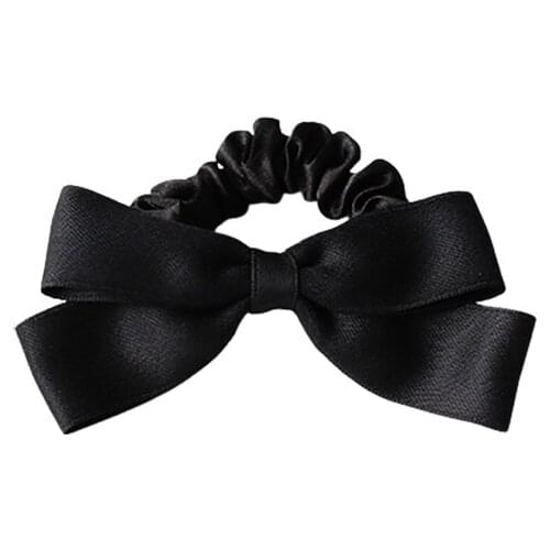 Free shipping womens ribbon bow rubber bands Hairbands girls cute hair accessories