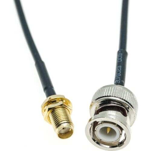 RG174 Cable SMA Female to BNC male Plug connector Coax RF Pigtail jumper