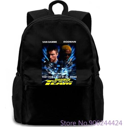 REPRINT~VTG Double Team Dennis Rodman Jean Claude Van Damme backpack