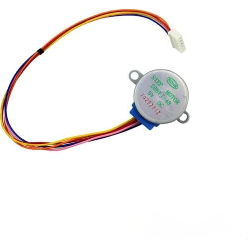 Stepper Motor Micro Small Motor Screw DC5V Gear 4-Phase 5-Wire Micro Reducer Reducing Stepping Motor 24x19mm for Arduino