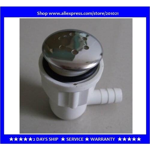 Bathtub spa stainless steel Air bubble jet with Chrome plating, air blower 6 hole air nozzle