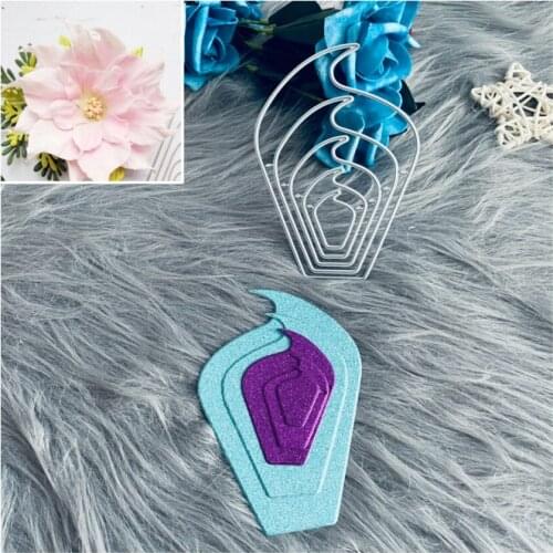 3D flower leaf decoration Metal Cutting Dies for DIY Scrapbook Paper Cards Embossed Decorative Craft Die Cut handmade craft