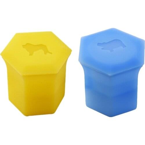 3D Animal Ice Cube Mold Silicone Freezer Lion & Hippo Cup Eco Friendly DIY Molds Maker for Whiskey Cocktail and Any Drin
