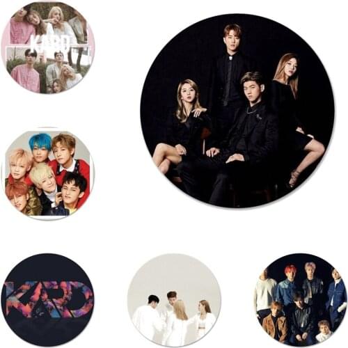 58mm KPOP K.A.R.D MONSTA X NCT 127 Badge Brooch Pin Accessories For Clothes Backpack Decoration gift