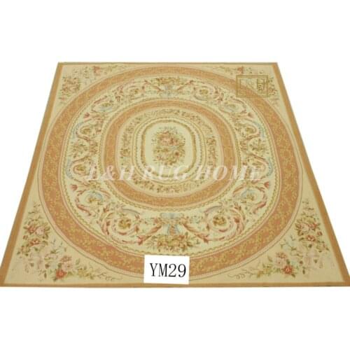 Free shipping 8'x10' French Aubusson weave rugs handmade aubusson carpets