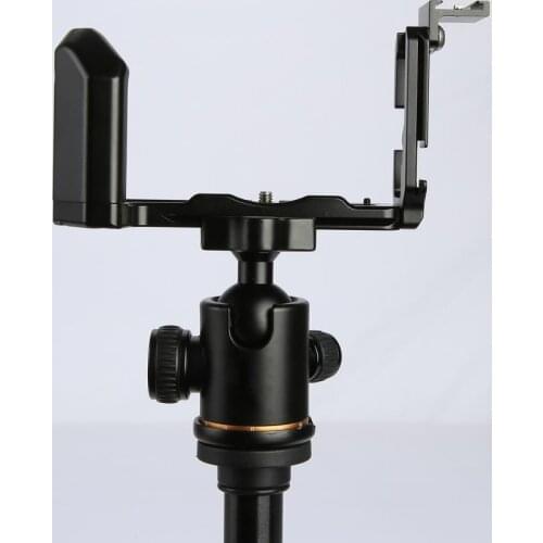 Aluminum Alloy Quick Release L Plate Adjustable Camera Bracket for Fuji XT4 XT-4