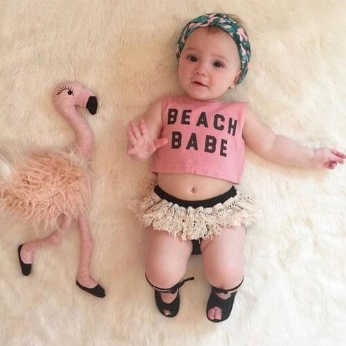Childrens clothes girls suit child baby letters printed vest tassel shorts in summer
