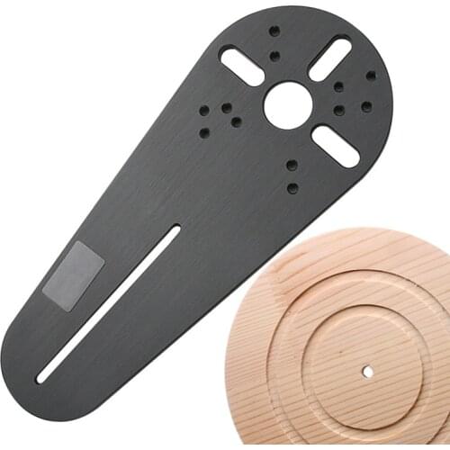 Wood Router Milling Circle Groove Circle Cutting Jig for Bosch Makita Electric Hand Trimmer Woodworking Milling Circle Groove