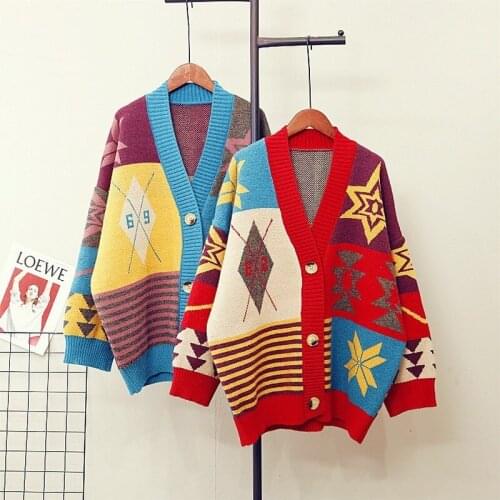 Women Short Cardigan Knitted Sweater Autumn Winter Long Sleeve V neck Jumper Cardigans Casual Streetwear Fashion Pull Femme