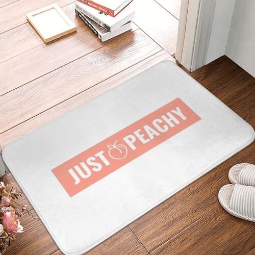 Just Peachy Doormat Carpet Mat Rug Polyester Anti-slip Floor Decor Bath Bathroom Kitchen Balcony 40*60