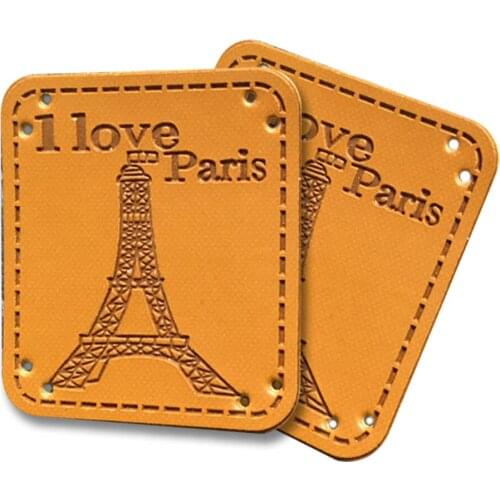 4 Options I Love Paris Leather Sewing for Clothing Handwork Accessories Paris Handmade Leather Tags for Diy Craft Supplies