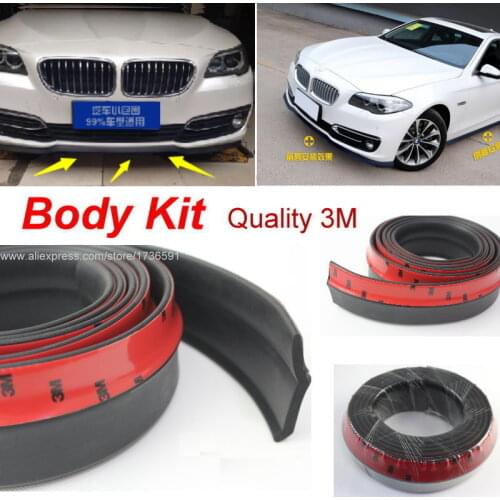 Lyudmila Car Bumper Lip Body Kit For BMW 3 M3 F30 F31 F34 2011~2015 / Front Tapes / Rear Skirt Spoiler / Deflector Rubber Strip