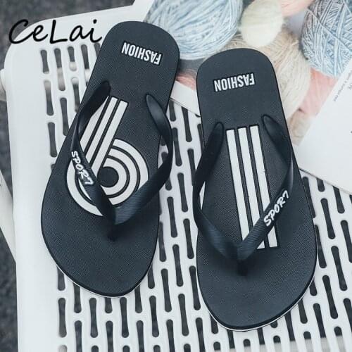 CeLai Fashion Men Shoes Flip Flops Summer 2020 Mens Tong Shoes Leisure Sandals Male Soft Slipper Zapatillas Hombre Casual A-070