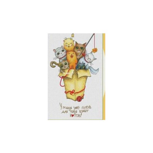 Birds and Peach Blossoms and Birds Counted Cross Stitch Kit Cross stitch RS cotton with cross stitch The cat in the paper bag