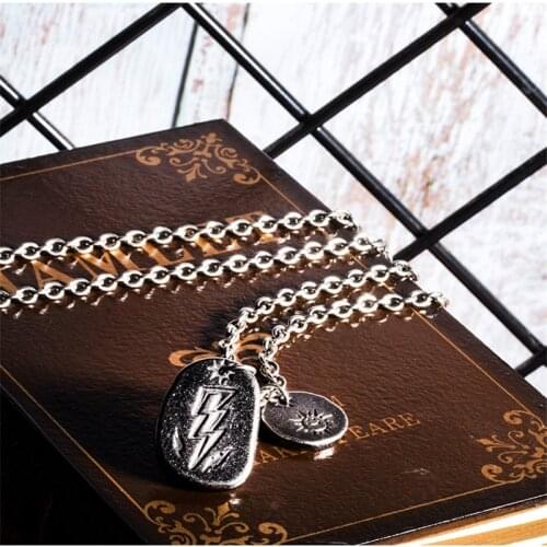 2020 New Women ANTIQUE Necklace Custom You Are My Sunshine Open Locket Flashing Lightning Pendant Necklace