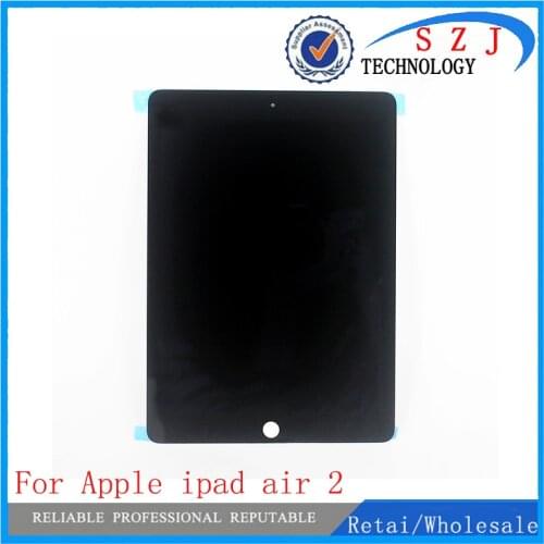 New for Apple ipad air 2 Lcd Display with Touch Screen Digitizer for ipad 6 ipad air 2 A1567 A1566 Black White Free Ship