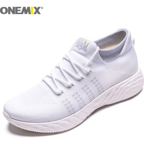 ONEMIX 2020 hot sale Casual Footwear Men Running Shoes Women Comfortable Outdoor Jogging Walking Shoes Red Fashion Shoes