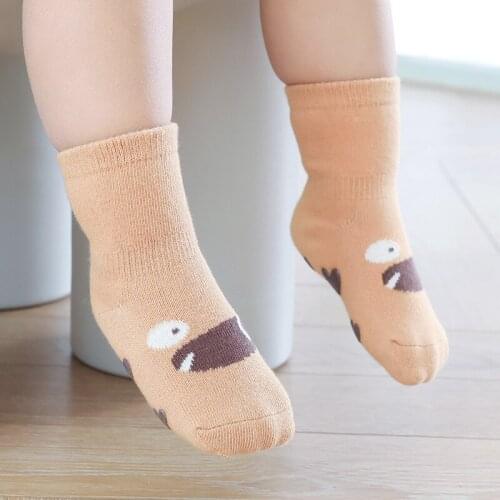 0-5Y Baby Socks Spring And Summer New Childrens Floor Socks Baby Girl Non-Slip Socks Little Monsters Glue Baby Boy Socks