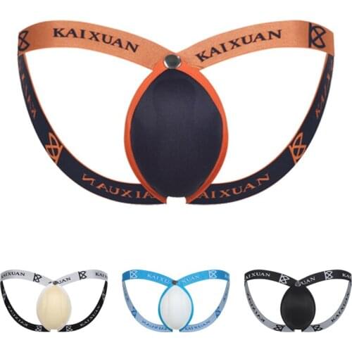 Sexy man t - string pants to lift buttock three-dimensional U convex cup show large double ding low waist underwear alternative