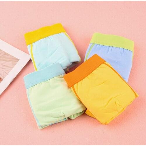 Boys four corner pants 3-5-12 years old childrens underwear in the big childrens underwear boys shorts mens cotton boyshort