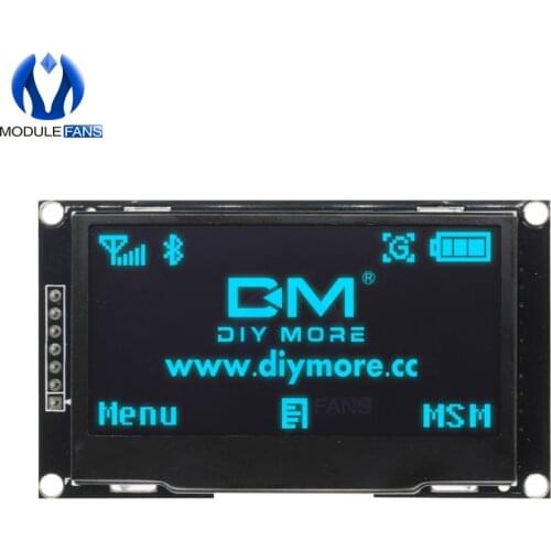 BLUE 2.42" Digital LCD Screen 12864 128X64 OLED Display Module C51 Board For Arduino SSD1309 STM32 Diy Electronic 2.42 inch