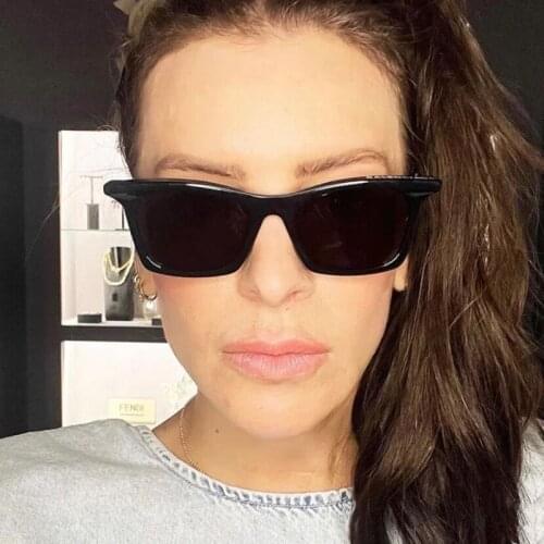 2021 Small Frame Sunglasses Lady Vintage Black Square Sun Glasses Female New Fashion Style Shades Women oculos de sol feminino