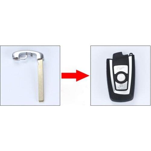Replacement Emergency Insert Smart Key Blade For New BMW 6 7 Series 730 740 750 760 640 650 Smart Remote Key 5PCS/lot