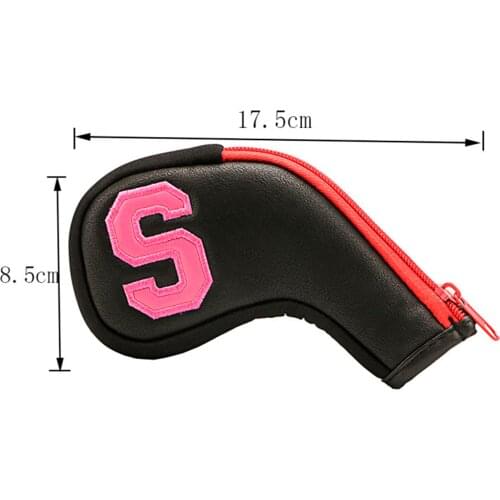 10Pcs Golf Club Head Cover Iron Cover Set Hybrid Headcover Outdoor Sports