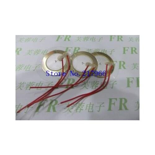 30PCS / lot ,35 copper paste 50PVC film buzzer piezoelectric ceramics, Free Shipping
