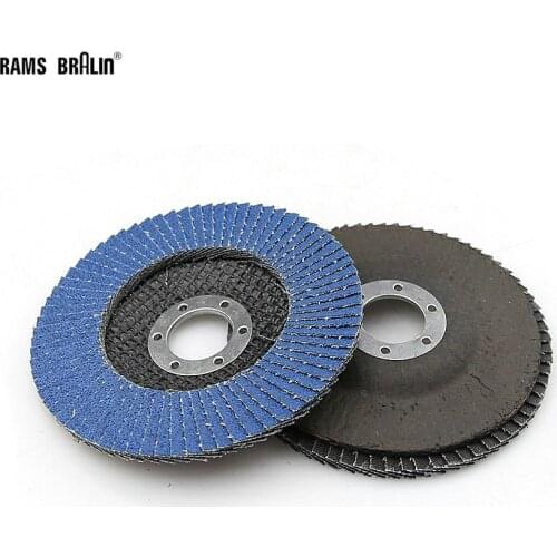 10 pieces 4.5" Z/A Abrasive Flap Wheels for Bulgarian Metal Grinding Discs P80