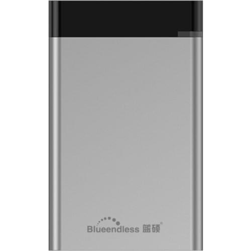 Blueendless 2.5inch Hard Disk Box USB 3.0 Micro-B/Type C to USB A/Type C HDD 2.5'' SATA Hard Drive Case Aluminum SSD Box