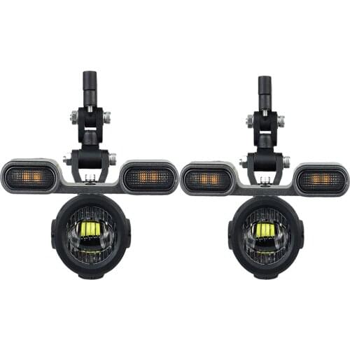 BMW R1200 GS Adventure Fog LED light with Amber turn signal light For MW R1200GS F850GS F750GS F 850GS 750GS 1250GS GS LC ADV