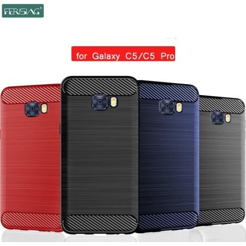 Case For Samsung Galaxy C5 / C5Pro Case Silicone TPU Bumper Shockproof Carbon Cover for Samsung Galaxy C5 Pro C5000 C5010 C5018