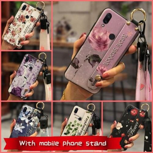 Durable Wristband Phone Case For Xiaomi Redmi Note 7/Note 7 Pro For Woman Waterproof Dirt-resistant