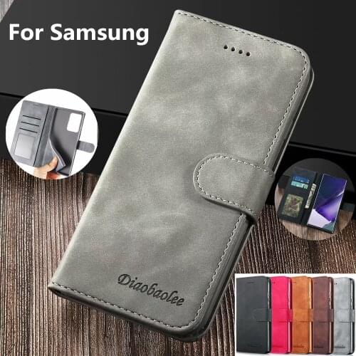 Luxury Leather flip Case for Samsung Galaxy Note 20 Ultra S20 S10 S9 S8 plus A21s A20s A51 A71 A50 A70 A40 wallet Card soft case