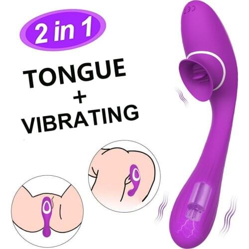 Man Nuo 10 Speed Silicone Vibrator Tongue Licking Vibrator Female Sucking Vibrator Clitoris Stimulation Massager Adult Sex Toys