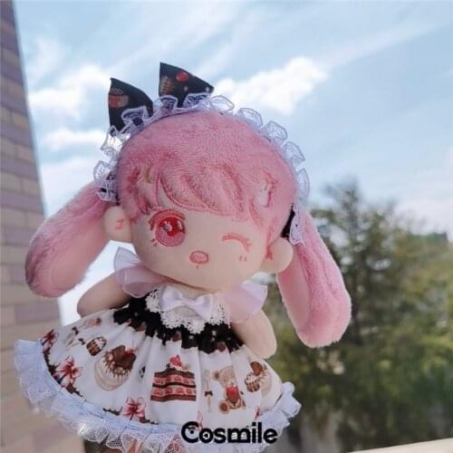 Cosmile Skirt Set Outfit Idol Star Clothes Costume Cosplay Fit For 20cm Plush Doll Toy Stuffed Cos Cute Xmas Gift C
