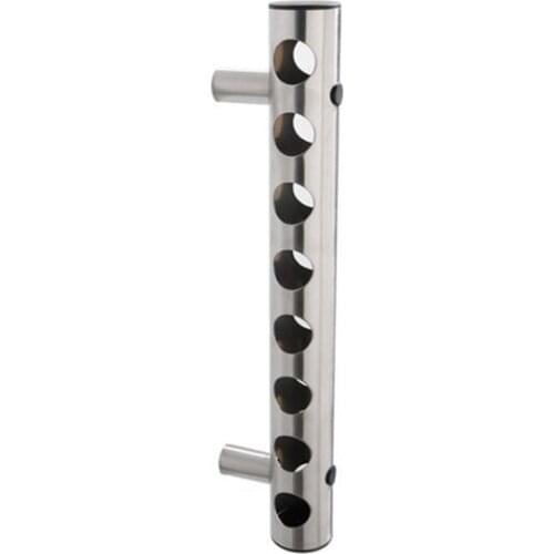 High Quality Wine Bottles Holders Stainless Steel Wine Rack Bar Wall Mounted Household Storage Kitchen Holder 8 Holes